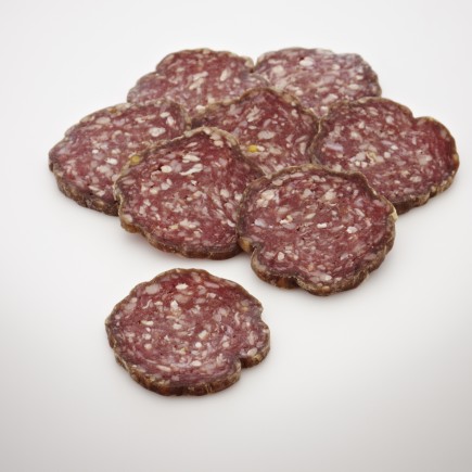 Rindersalami - geschnitten
