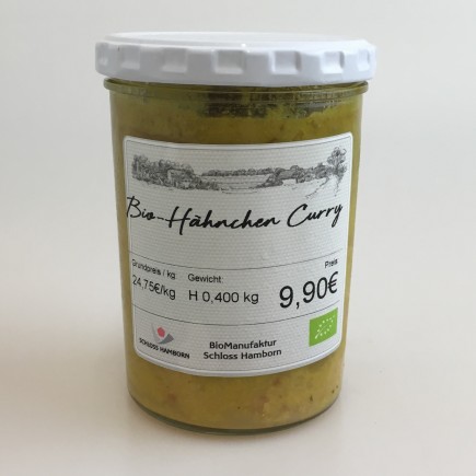 Bio-Hähnchen Curry