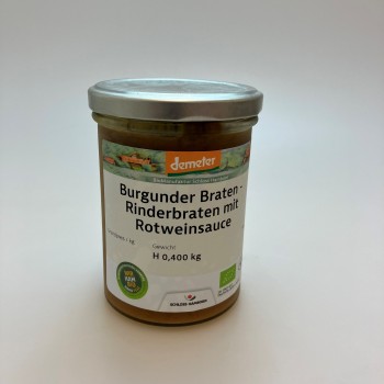 Burgunder Braten - Rinderbraten mit Rotweinsauce